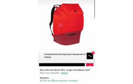 ATOMIC sac chaussure 90 L
